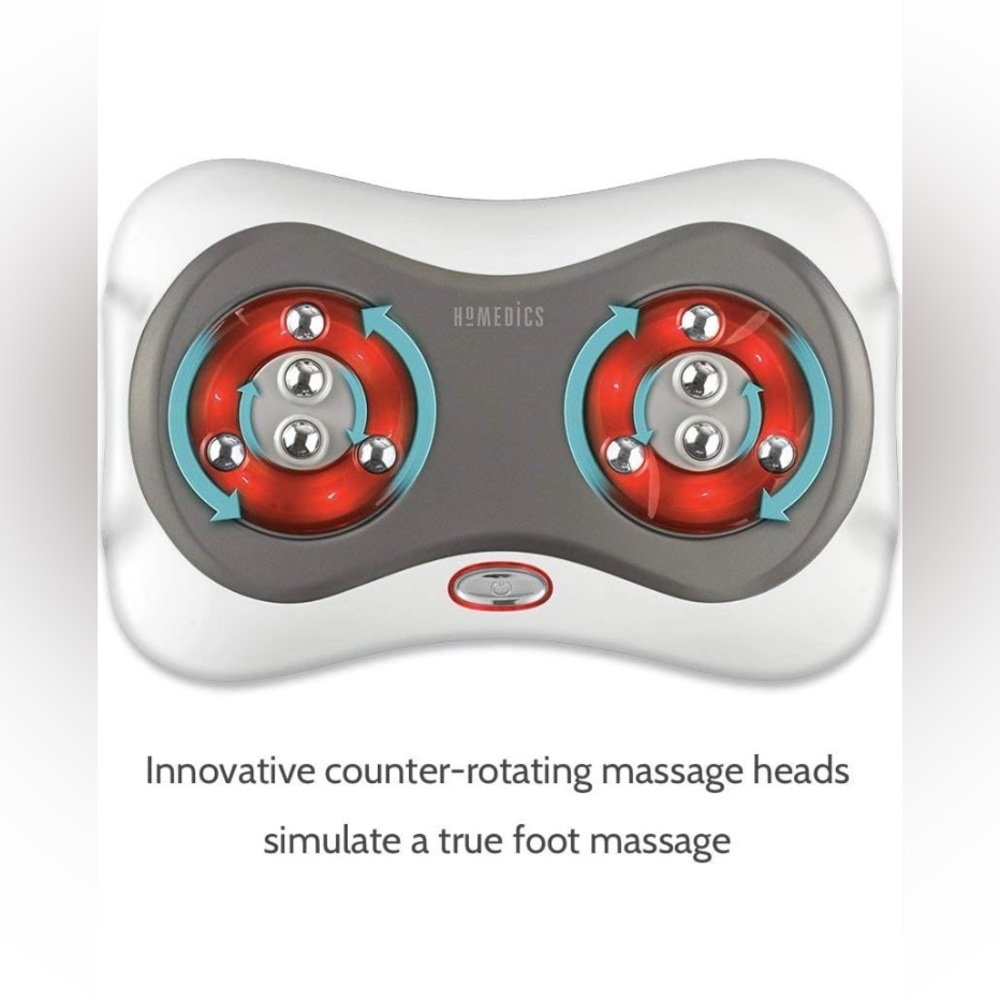 NIB Homedics Shiatsu foot massager with heat.